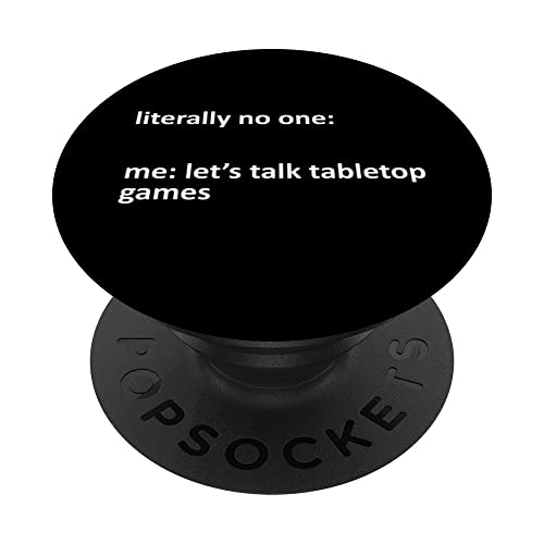 Juegos de mesa Meme Literalmente Nadie: Yo: Hablemos PopSockets PopGrip Intercambiable