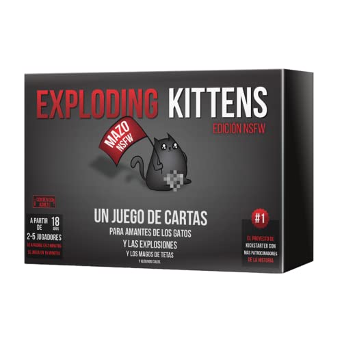 Exploding Kittens EKIEK02ES - NSFW - Juego de Cartas en Español