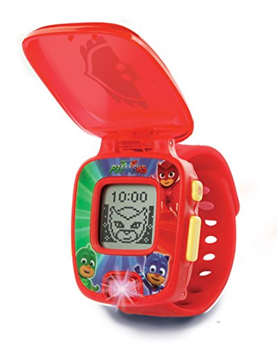 VTech-80-175857 PJ Masks Buhita, Reloj Digital Educativo Que estimula el Aprendizaje e incorpora minijuegos y Actividades, Color Rojo (3480-175857)