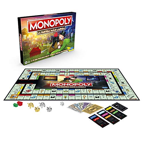 Monopoly- Longest Game Ever, Multicolor (Hasbro E8915105), Exclusivo en Amazon