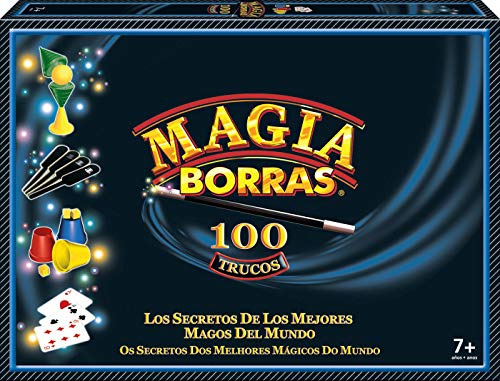 Borras - Magia Borras Clásica 100 Trucos más originales y divertidos, Los aprendices de mago encontrarán un manual con todos los trucos explicados paso a paso, A partir de 7 años (24048)