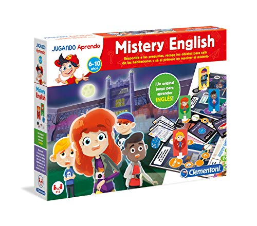 Clementoni - Mistery English - juego educativo aprender inglés a partir de 6 años, juguete en español (55227)