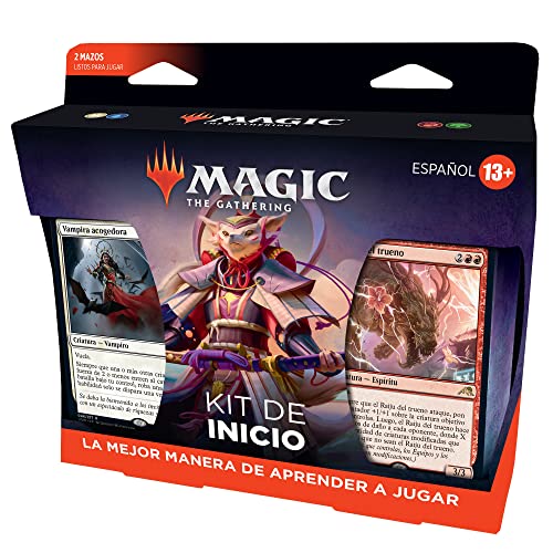 Magic The Gathering Kit de Inicio de 2022 de 2 mazos listos para Jugar, 2 Tarjetas con códigos para MTG Arena (Versión en Español)