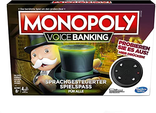 Monopoly Voice Banking - Juego Familiar controlado por Voz a Partir de 8 años