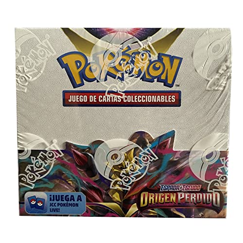 Pack de Las Cartas Pokemon en Español, Colección Oficial Espada Y Escudo,Cartas Originales para Jugar (Caja 36 Sobres)