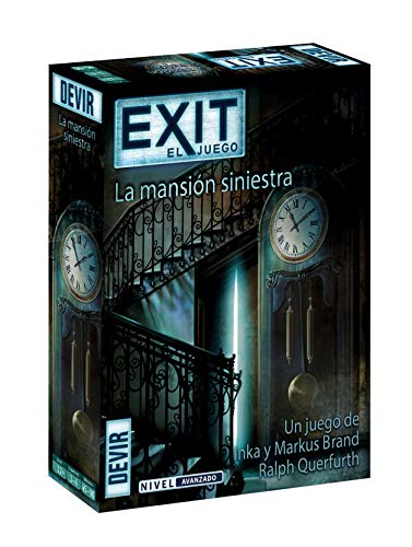 Devir - Exit: La mansión siniestra, Juego de mesa, escape room, Juego de mesa con amigos, juegos de mesa 2 jugadores (BGEXIT11)
