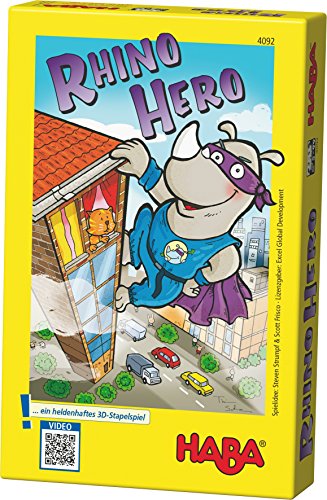 Haba - Juego de cartas Rhino Hero, 2 a 5 jugadores (4092)