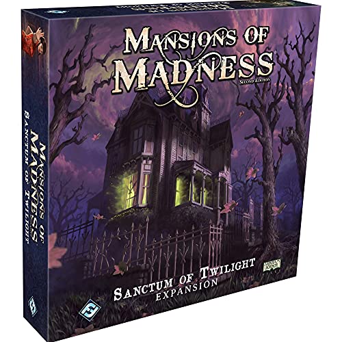 Fantasy Flight Games , Mansions of Madness 2nd Edition: Sanctum of Twilight Expansion, Board Game, Ages 14+, 1 to 5 Players, 120 to 180 Minutes Playing Time,Silver