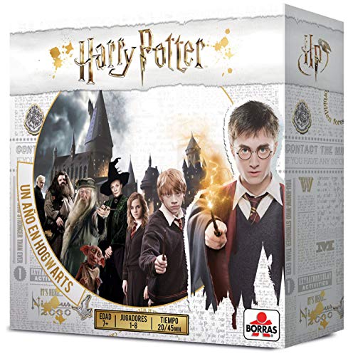 Borras - Harry Potter Juego de Mesa Un Año en Hogwarts. 4 Modos de Juegos Distintos