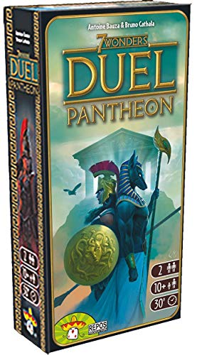 Asmodee , - 7 Wonders Duel: Pantheon, expansión del juego de mesa, edición en italiano, 8037