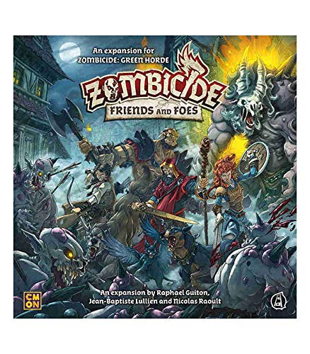 Asmodee - Zombicide Green Horde: Friends and Foes, Expansión de Juego de Mesa, Edición en Italiano, 8439