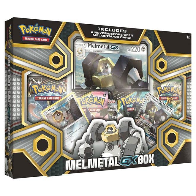 Pokemon - Melmetal GX Box - 4 sobres - 3 cartas promocionales - Raro