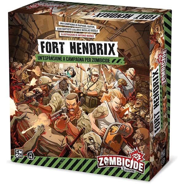 Asmodee Zombicide - Segunda Edición - Fort Hendrix (Expansión), ZCD003IT